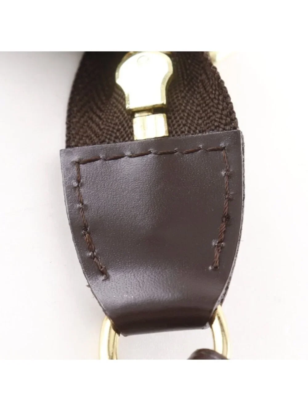 Louis Vuitton Pochette Pouch Damier Canvas Brown